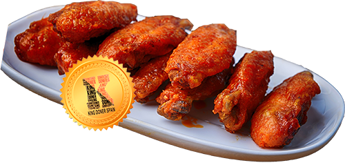 Alitas de pollo 6 unidades