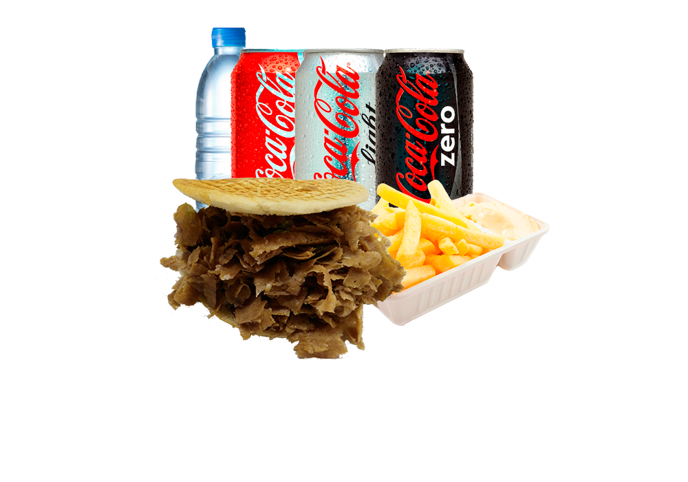 Menú Doner Kebab solo carne